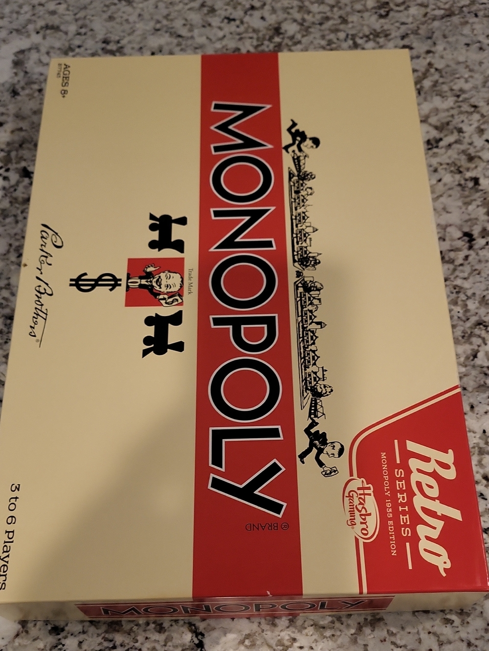 NEW. Monopoly Retro Series Board Game - Sealed Money, Cards And Pieces